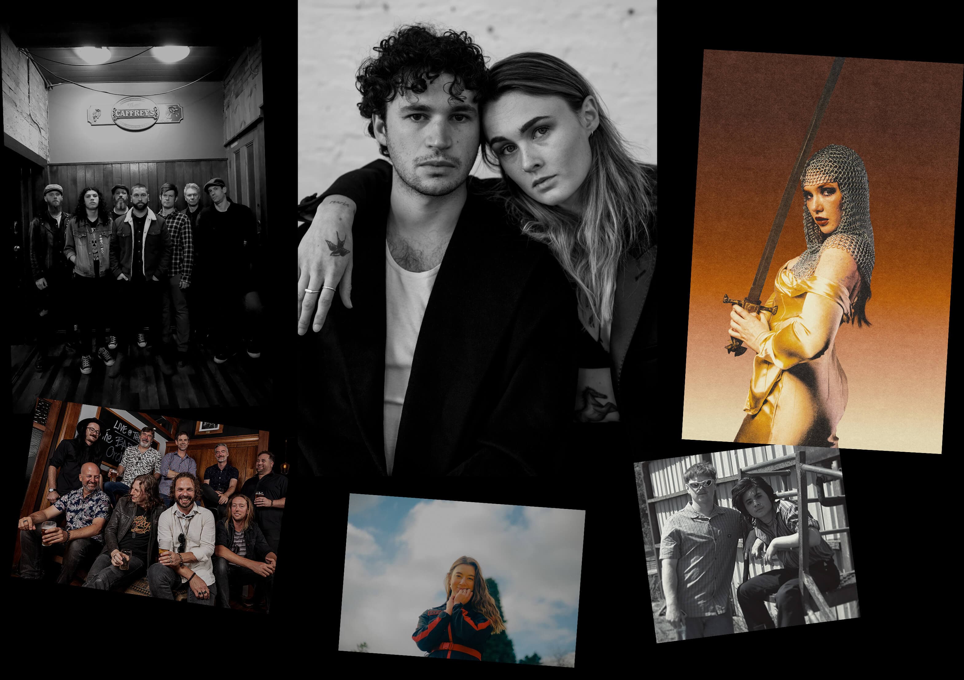 Collage of Thoroughfare Artists